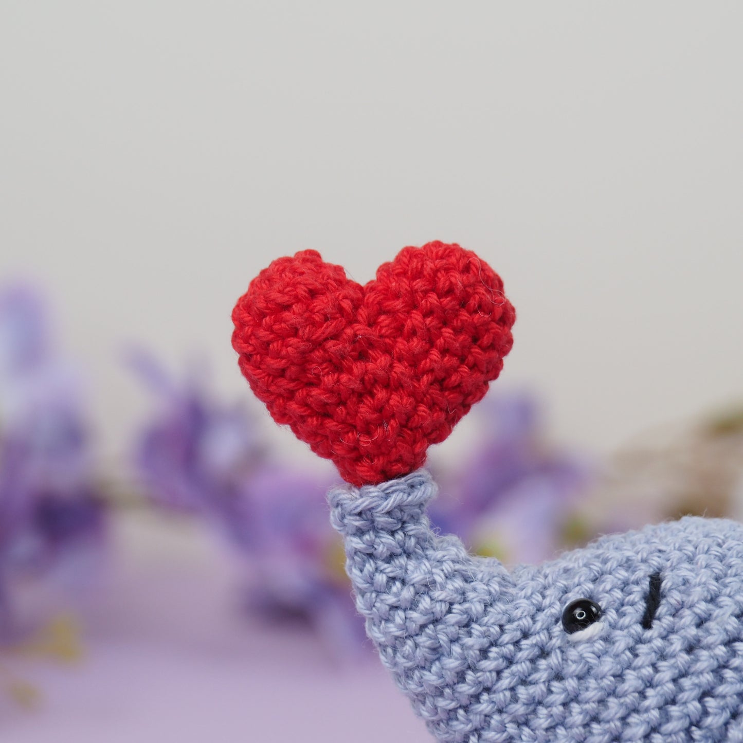 Elli Elephant with a Heart Crochet Pattern