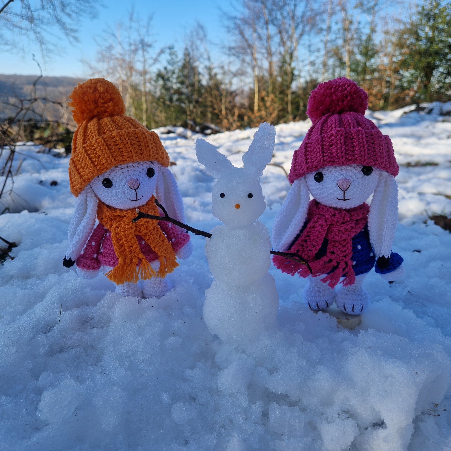 Bommel the Snow Bunny Crochet Pattern