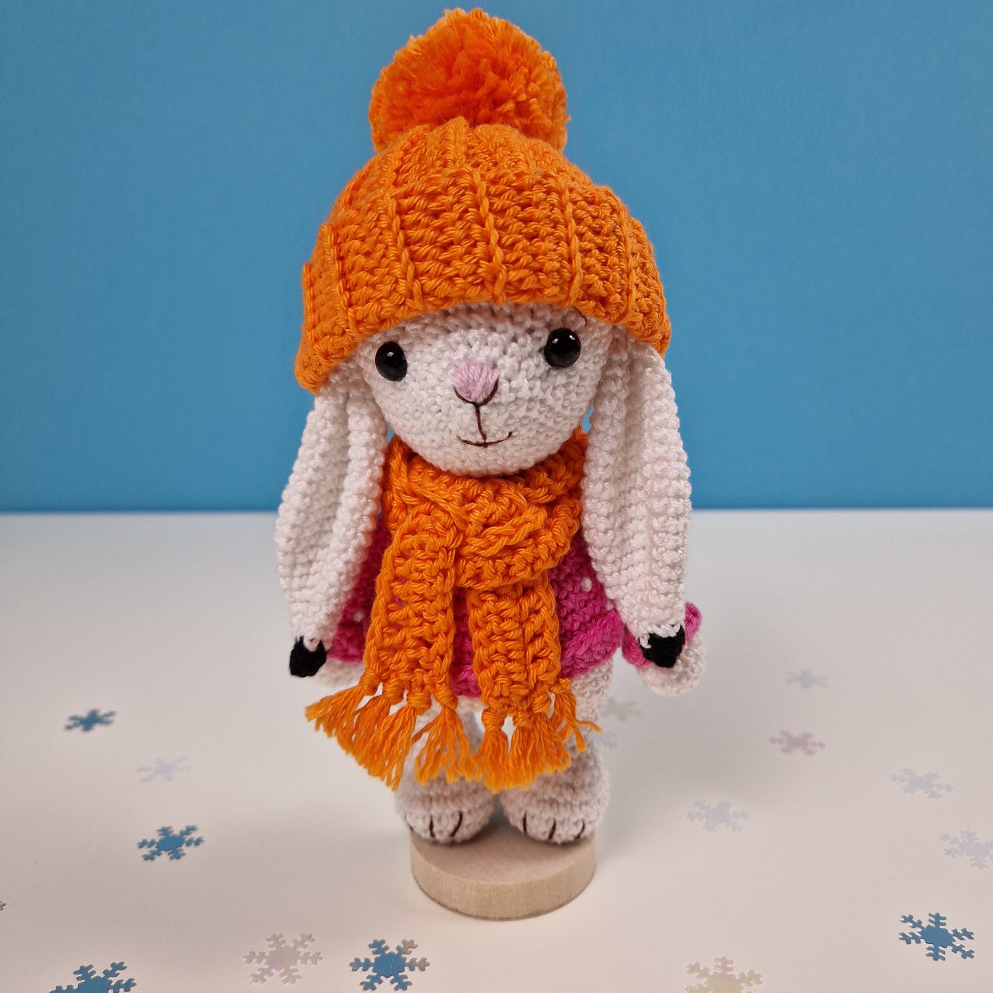 Bommel the Snow Bunny Crochet Pattern