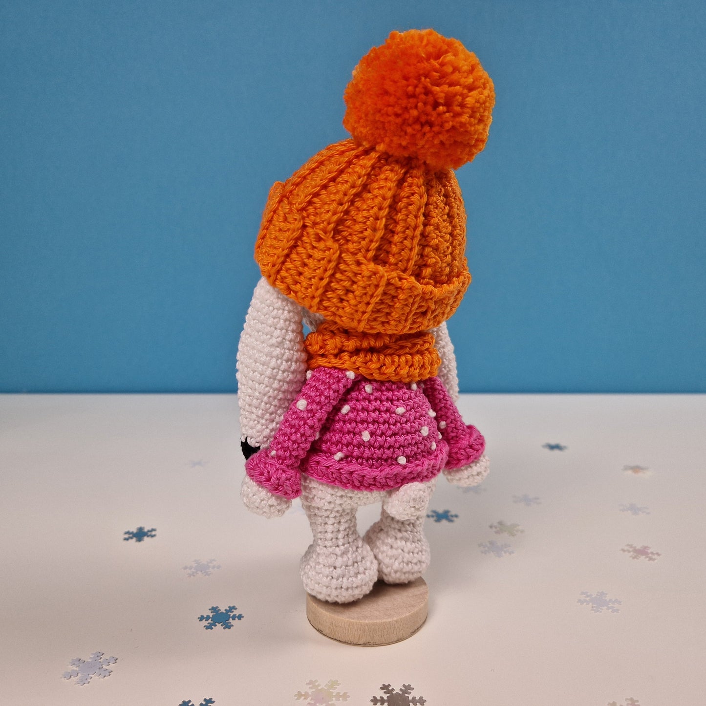 Bommel the Snow Bunny Crochet Pattern