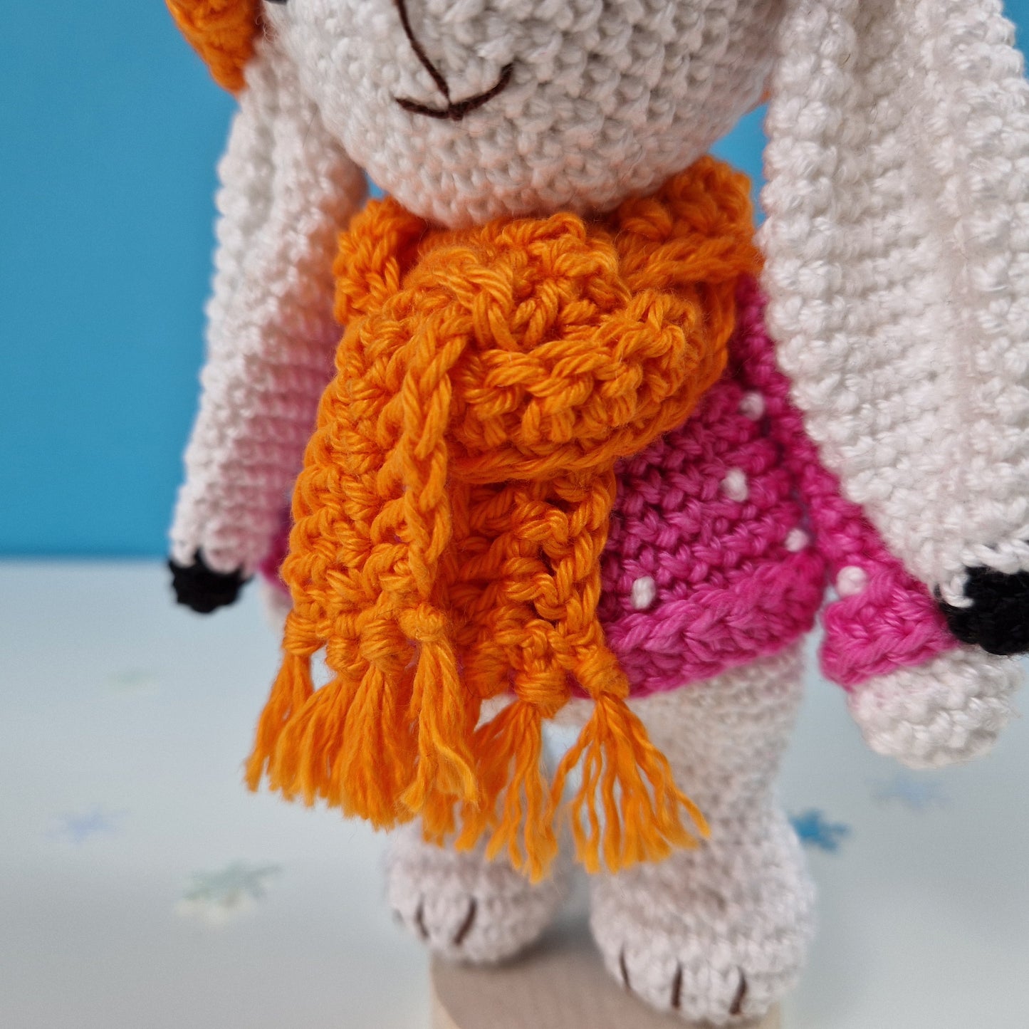 Bommel the Snow Bunny Crochet Pattern