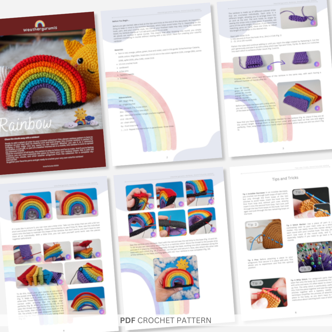 Rainbow Crochet Pattern